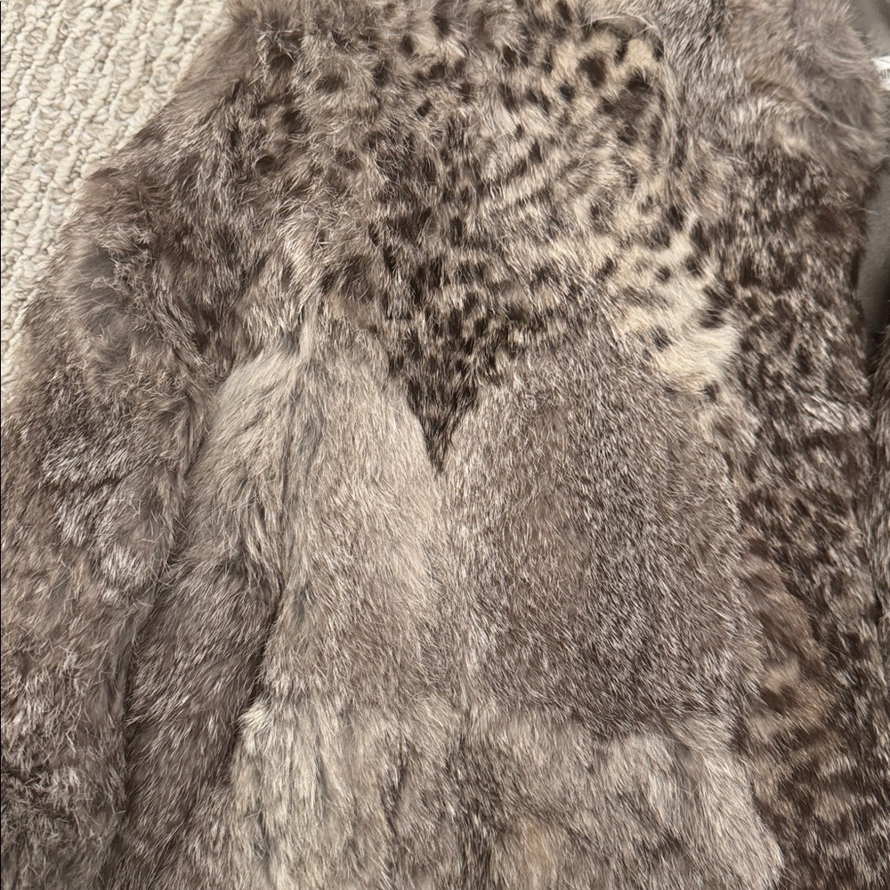 Real Fox Fur Patchwork Coat - Picture 2 of 2